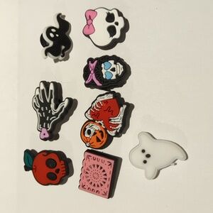 8 CROC CHARMS Day of the Dead